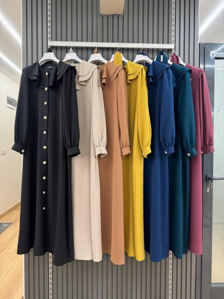 فستان صيفي أزرار