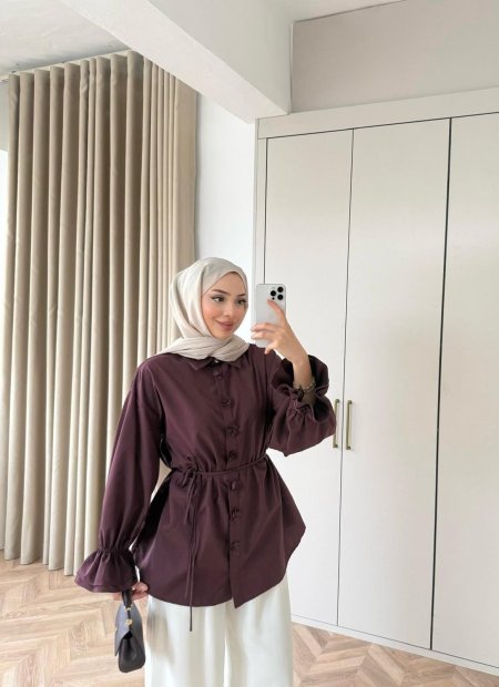 قميص ترند جودة عالية مع حزام